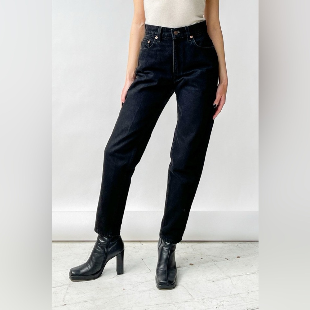 Vintage Levi's 550 Black High Rise Denim | 26”